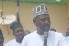 Hon. Commissioner for Agriculture and Food Security, Taraba State, Professor Nicholus Oliver, speaks during the flag-off of vaccination in the state.